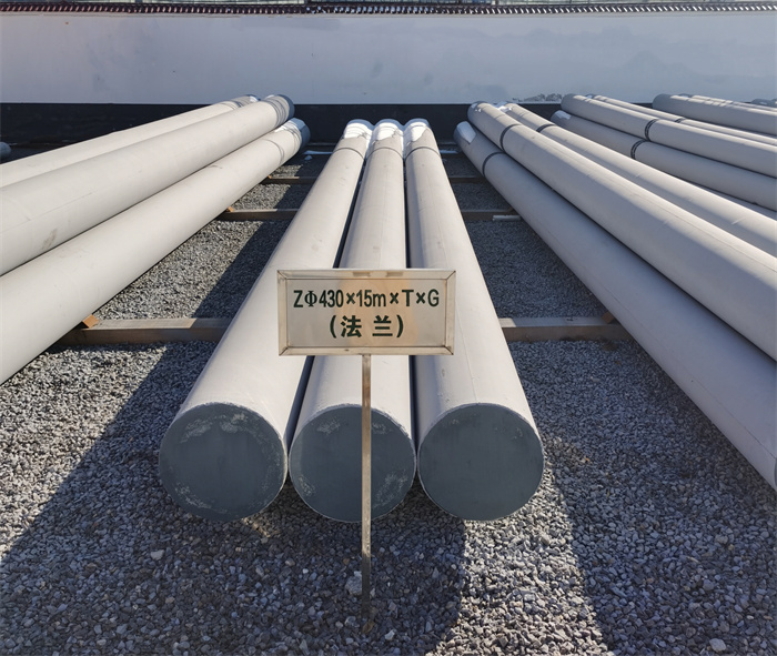 博山430×15米×T×G砼电力电杆